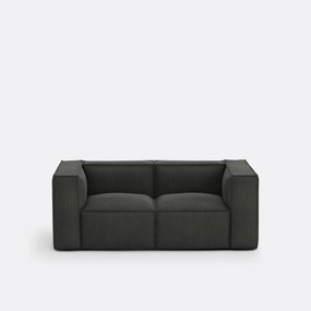 Modulaire bank, 2-zit, ribfluweel, Seven