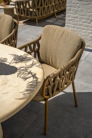 4 Seasons Outdoor Biarritz tuinstoel amber Tuinstoel   beige weerbestendig