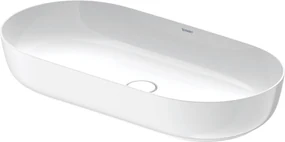 Duravit Luv ovale waskom incl. plug 80x40cm wit WonderGliss
