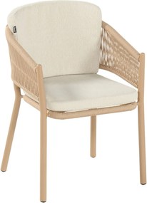 Hartman Altea Dining Chair Cappuccino Rope Taupe