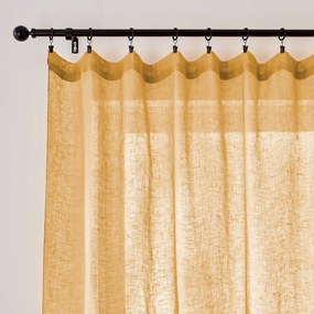 Gordijnpaneel van linnen Onega