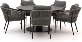 Diningset Bellagio | 5 personen | Tuinset kunststof | 6-delig | Kees Smit Tuinmeubelen