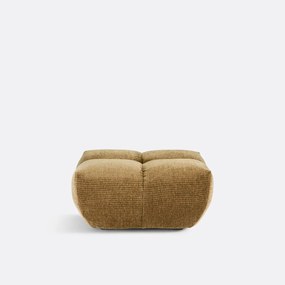 Poef, vintage ribfluweel, L83 cm, Nuria