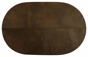 Richmond Interiors Zillon Laptoptafel Bruin Leder - 55 X 35cm.