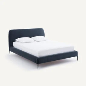 2-persoonsbed, in fluweel, design E. Gallina, Oscar