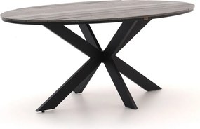 Tuin eettafel Bellagio | Ovaal | Tuintafel Polywood | 180x103cm | 6 personen | Kees Smit Tuinmeubelen