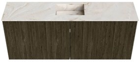 Mondiaz Joya DLux 100cm toiletmeubel shadow met wastafel faye midden zonder kraangat frappe
