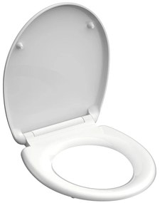 Schutte Miles toiletzitting duroplast met softclose en quick release wit glans