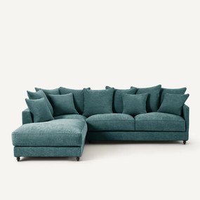 Hoekslaapbank van gerecycled polyester, Lazare