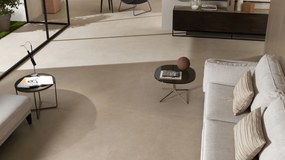 Valence Atlantic wandtegel betonlook 50x120cm taupe mat gerectificeerd