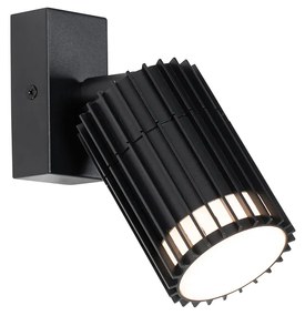 Design buiten plafondspot zwart IP44 - Boris