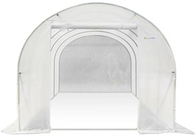 Witte folietunnel 2,5x8m Garden Point