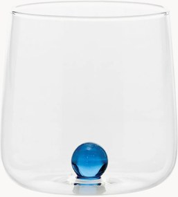 Handgemaakte waterglazen Bilia van borosilicaatglas, 6-delig