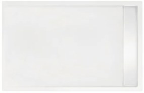 Xenz Easy Tray douchevloer - 110x90x5cm - acryl - zonder gootcover - wit 6954-01