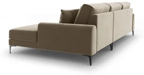 4.5-zitshoekbank Madara rechts velvet | Mazzini Sofas