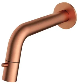 Hotbath Dude Fonteinkraan inbouw - uitloop 18.6cm - inkortbaar - geborsteld koper UW001BC
