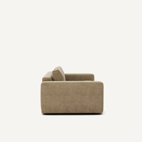 Compacte 3-zitsbank in stonewashed fluweel, SKANDER