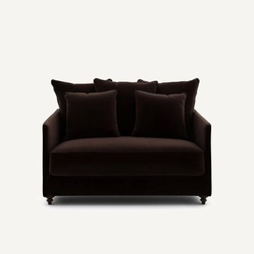 2-zits omvormbare bank van fluweel, Lazare