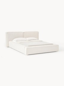 Gestoffeerd bouclé bed Lennon