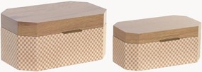 Houten opbergdozen Aida, 2-delig