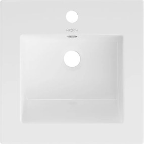 Mexen Atena inbouw wastafel 41 x 41 cm, wit - 25014100