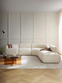 Modulaire teddy hoekbank Sofia (4-zits)