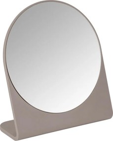 Tafelspiegel mat taupe / make-up spiegel