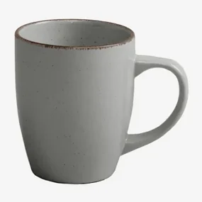 2-pack Koffiekopjes 34 Cl In Steengoed Ronilena Dolfijngrijs - Bruin - Sklum