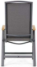 Lifestyle Garden Furniture Rosello Standenstoel Aluminium/teak Grijs