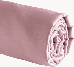 Katoenensatijnen hoeslaken Uni voor boxspring