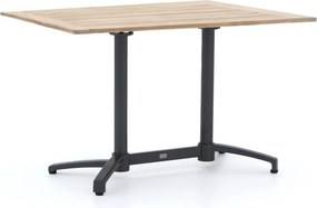 Inklapbare tafel Bellagio  | Rechthoekig  | Tuintafel Teakhout | 140x80cm | 4 personen | Kees Smit Tuinmeubelen