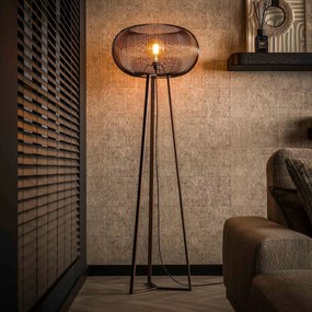 Minimalistische Vloerlamp Staaldraad