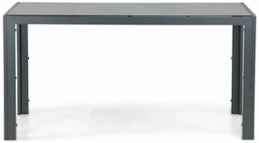 Tuinset 4 personen 150 cm Aluminium/textileen Grijs Domani Furniture Verde/Venustas