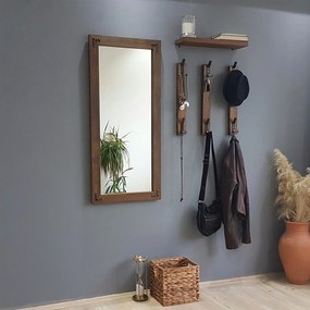 Wandspiegel Ford met kapstokken | Hannah Home