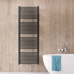 Instamat Rim handdoekradiator 170x50cm zwart mat 951W