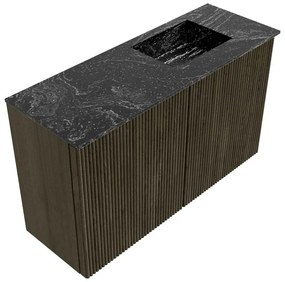 Mondiaz Joya DLux 70cm toiletmeubel shadow met wastafel faye rechts zonder kraangat lava