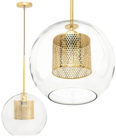 Hanglamp goud loft APP554-1CP 20cm