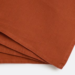 Set van 4 servetten van gewassen linnen Victorine