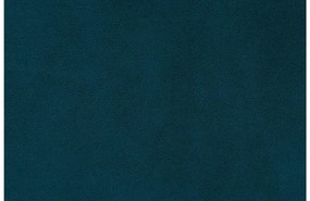 Goossens Eetkamerstoel Peda blauw velvet stof met armleuning, elegant chic