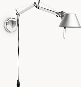 Grote verstelbare wandlamp Tolomeo Micro met stekker