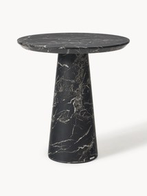 Ronde eettafel Disc in marmerlook, Ø 70 cm