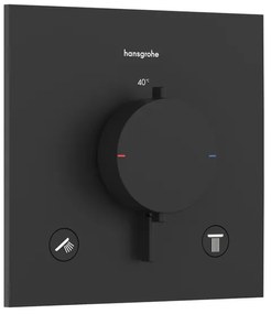 Hansgrohe Ecostat Comfort E - inbouwthermostaat - 2 functies - mat zwart 33711670