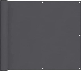 vidaXL Balkonscherm 90x300 cm oxford stof antraciet