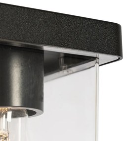 Moderne buiten wandlamp zwart IP54 - Chimay Modern E27 IP54 Buitenverlichting