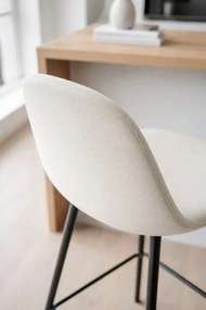 Zwarte fluwelen teok kruk