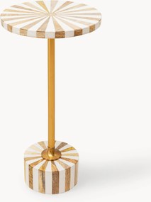 Handgemaakte ronde bijzettafel Domero