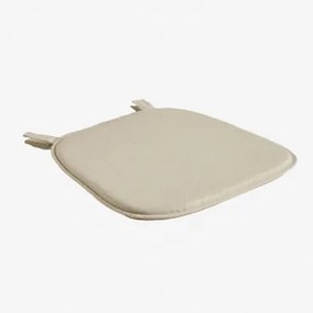 Kussen 39x39 Cm Voor Kruk In Zole-stof Stof Crème Beige - Sklum