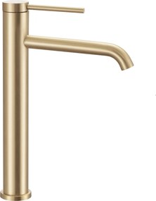 Wastafelkraan Rea Clif Gold Brush High