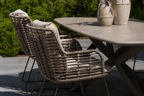4 Seasons Outdoor Fabrice tuinstoel terre SALE Tuinstoel   bruin weerbestendig