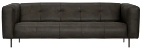 2 zitsbank - Almada - leer Bull antraciet 67